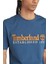 Embroidery Logo Lacivert Erkek Kısa Kol T-Shirt 2