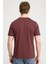 Bisiklet Yaka T-Shirt Kahverengi Erkek Kısa Kol T-Shirt 2