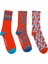 Wl Carnaval 3lu 34US1 5fx Çok Renkli Kadın Çorap 1