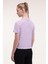 WL ANNA 11 5FX Mor Kadın Kısa Kol T-Shirt 3