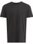 RI Left Chest Logo Gri Erkek Kısa Kol T-Shirt 8