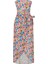 Straplez Elbise Pembe 1
