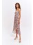 Straplez Elbise Pembe 4