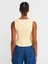50860 Peplum Korse Top-Açık Sarı 2