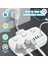 Akım Korumalı 2’li Ayrı Anahtarlı Priz, 2x Priz, 3x Usb, 1x Type-C, 2 mt Kablo, Hızlı Şarj 1