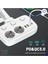 Akım Korumalı 2’li Ayrı Anahtarlı Priz, 2x Priz, 3x Usb, 1x Type-C, 2 mt Kablo, Hızlı Şarj 2