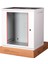 - 12U 19" Cam Kapaklı Duvar Tipi Rack Kabinet – Genişlik: 544 mm | Derinlik: 400 mm – Açık Gri (Demonte) 1