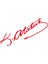 K Ataturk Imzali Oto Sticker Kucuk Kirmizi 20X5CM 1
