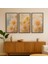Pastel Çiçek Desenli 3'lü Mdf Duvar Tablosu Seti – Uv Baskılı Modern Dekor – 3 mm Ahşap 1