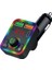 Concord C618 Rgb Bluetooth Arac Kiti Fm Transmitter Qc 3 1A Type C USB Sarj 12 24V 1