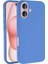 Apple iPhone 16 Kılıf Vlmr Lsr Laaakan Kapak-Mavi 1