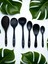 Isıya Dayanıklı Silikon Kevgir Kepçe Spatula Kaşık Seti (30-28-22-20 Cm) 6 Parça 1