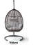 Class Bahçe Salıncağı - Kahve Rattan Zebra Minder 1