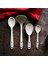 Isıya Dayanıklı Silikon Kevgir Kepçe Spatula Kaşık Seti (30-28-22-20 Cm) 6 Parça 3