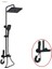 Piano Bataryalı Duş Seti Mat Siyah DP.100.MS 1
