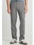 Keten Chino Pantolon Gri Erkek Pantolon 1