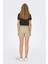 ONLTHYRA SHORTS NOOS WVN Bej Kadın Şort 4