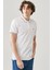 SS Kısa Kollu Pique Po Beyaz Erkek Kısa Kol T-Shirt 1