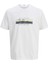 Jack & Jones JORFREDERIKSBERG BOX SCRI Beyaz Erkek Kısa Kol T-Shirt 1