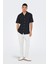 Onscaiden Keten ve Pamuk Karışımlı Slim Fit Kısa Kollu Gömlek Erkek Gömlek 22025116 5