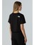 W SIMPLE DOME CROPPED Siyah Kadın Kısa Kol T-Shirt 2