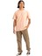 SLUB ROUNDNECK Turuncu Erkek Kısa Kol T-Shirt 4