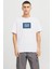 JJHUDSON TEE SS CREW NECK Beyaz Erkek Kısa Kol T-Shirt 1