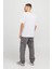JJHUDSON TEE SS CREW NECK Beyaz Erkek Kısa Kol T-Shirt 3