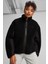 Reversible Sherpa Jacket Siyah Kadın Ceket 1