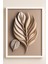 3D Yaprak Desenli Büyük Boy Mdf Tablo – Uv Baskılı Modern Duvar Dekoru 2