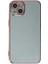 iPhone 13 Kılıf Volet Silikon - Açık Yeşil 3