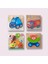Eğitici Bultak Puzzle Seti 4 Adet 15X15 Süper Kalite Kalınlık Ahşap Çocuk Oyuncağı Bebek Çocuk Puzzle Yapboz Oyuncak 3