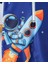 Erkek Bebek Mavi Astronot Desenli Fermuarlı Mayo – Uzay Temalı Kısa Kollu 4