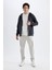 Regular Fit Jogger Eşofman Altı Kargo Cepli Basic Düz Beli Bağcıklı Lastikli Paça Y5533AZ24AU 4