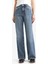 Straight Wide Yüksek Bel Düz Paça Uzun Jean Pantolon E9130AX25AU 5