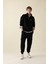 Regular Fit Jogger Eşofman Altı Kargo Cepli Basic Düz Beli Bağcıklı Lastikli Paça Y5533AZ24AU 3