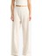 Wide Leg Çift Cepli Beli Lastikli Standart Boy Brode Pantolon E6393AX25SM 4