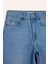 Kız Çocuk Wide Leg Geniş Paça Jean Pantolon E5881A825AU 8