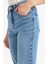 Comfort Mom Yüksek Bel Bilek Boy Jean Yıkamalı Pantolon E9161AX25AU 5