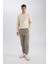 Jogger Eşofman Altı Standart Fit Basic Düz Beli Bağcıklı Lastikli Paça Cepli A6468AX24AU 1