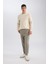Jogger Eşofman Altı Standart Fit Basic Düz Beli Bağcıklı Lastikli Paça Cepli A6468AX24AU 4