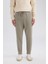 Jogger Eşofman Altı Standart Fit Basic Düz Beli Bağcıklı Lastikli Paça Cepli A6468AX24AU 5