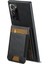 Samsung Galaxy NOTE20 ULTRA/NOTE20 Ultra 5g Kılıf Mumsu Doku Kickstand Telefon Kapağı-Siyah (Yurt Dışından) 2