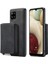 Samsung Galaxy A12-BLACK Için Fermuar Kapatma Cüzdanı ile Manyetik Emilim Etkiye Dayanıklı Çıkarılabilir 2'si Hibrit Kılıf (Yurt Dışından) 1