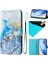 Samsung Galaxy A05 4g Kılıf Desen Baskı Cüzdan Telefon Kılıfı Askılı-Okyanus Mermeri (Yurt Dışından) 3