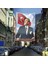Göğe Bakan Ay Yıldızlı Sivil Atatürk Poster Cephe Bayrak - Okul - Kutlama - Anı -4x6 Metre 1