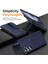 Samsung Galaxy Z Fold6 5g Kılıf Kickstand Bileklik Temperli Cam Filmi ile Pc Telefon Kapağı-Mavi (Yurt Dışından) 2
