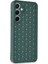 Samsung Galaxy A15 4g Kılıf Petek Silikon Kapak - Koyu Yeşil 2
