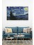 Van Gogh Starry Night Yıldızlı Gece Cam Tablo, Modern Ev ve Ofis Dekoru, Hediyelik Duvar Dekorasyonu 3