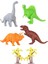 6 Parça Dinozor Figür Seti 14-18 cm SKU713 1